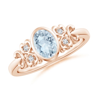 Oval A Aquamarine