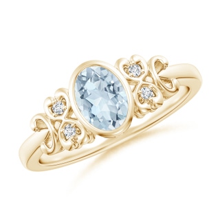 Oval A Aquamarine
