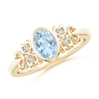 Oval AA Aquamarine