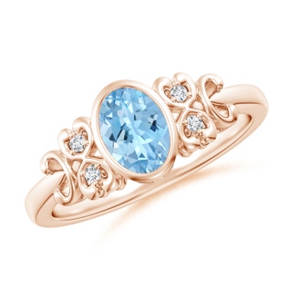 Oval AAAA Aquamarine