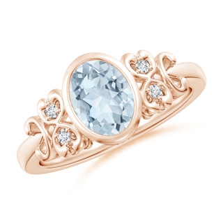 Oval A Aquamarine
