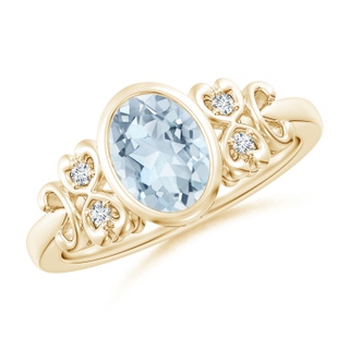 Oval A Aquamarine