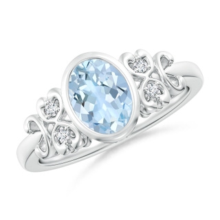 Oval AA Aquamarine