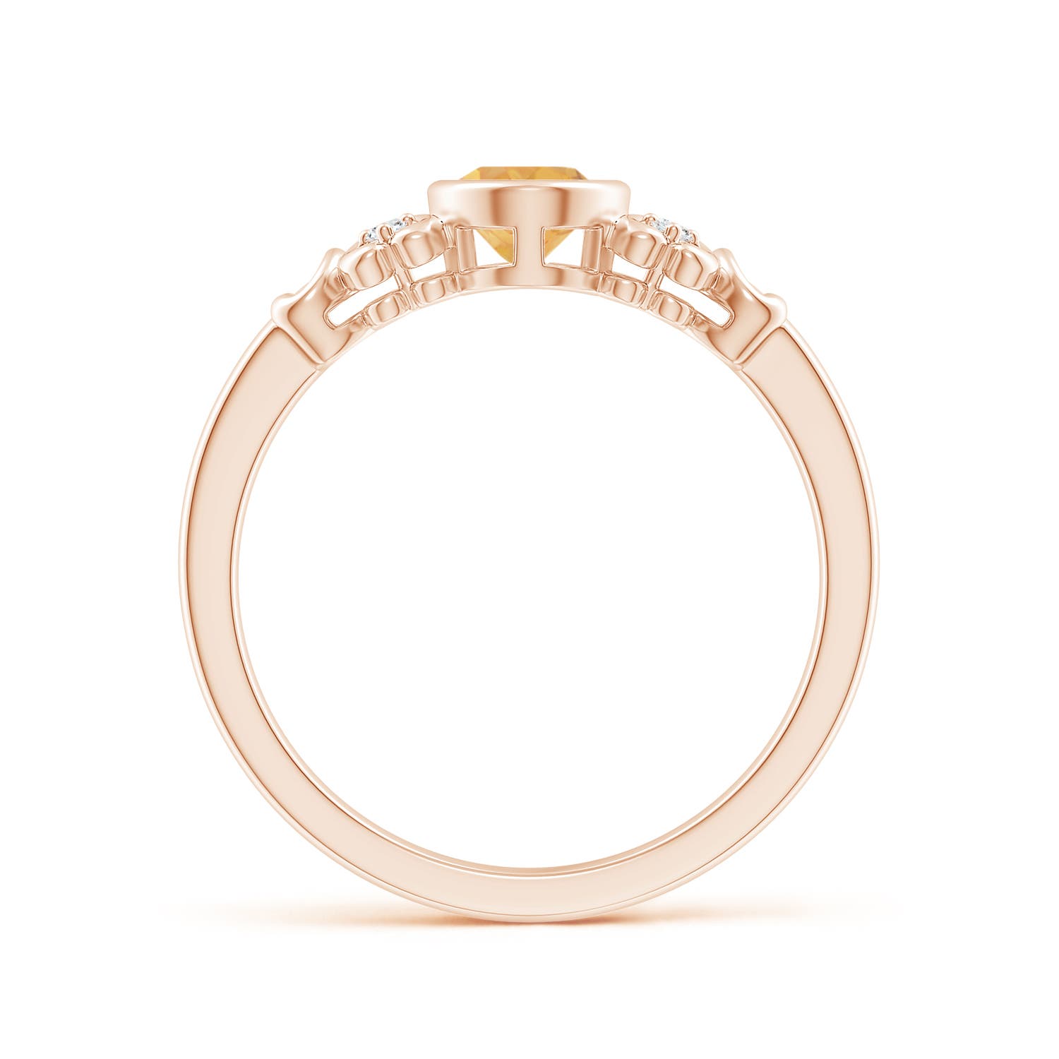 A - Citrine / 0.79 CT / 14 KT Rose Gold