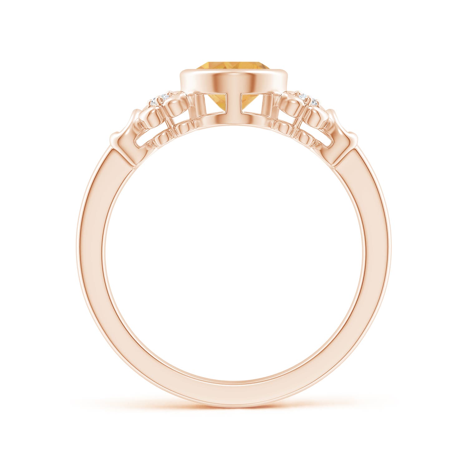 A - Citrine / 1.15 CT / 14 KT Rose Gold