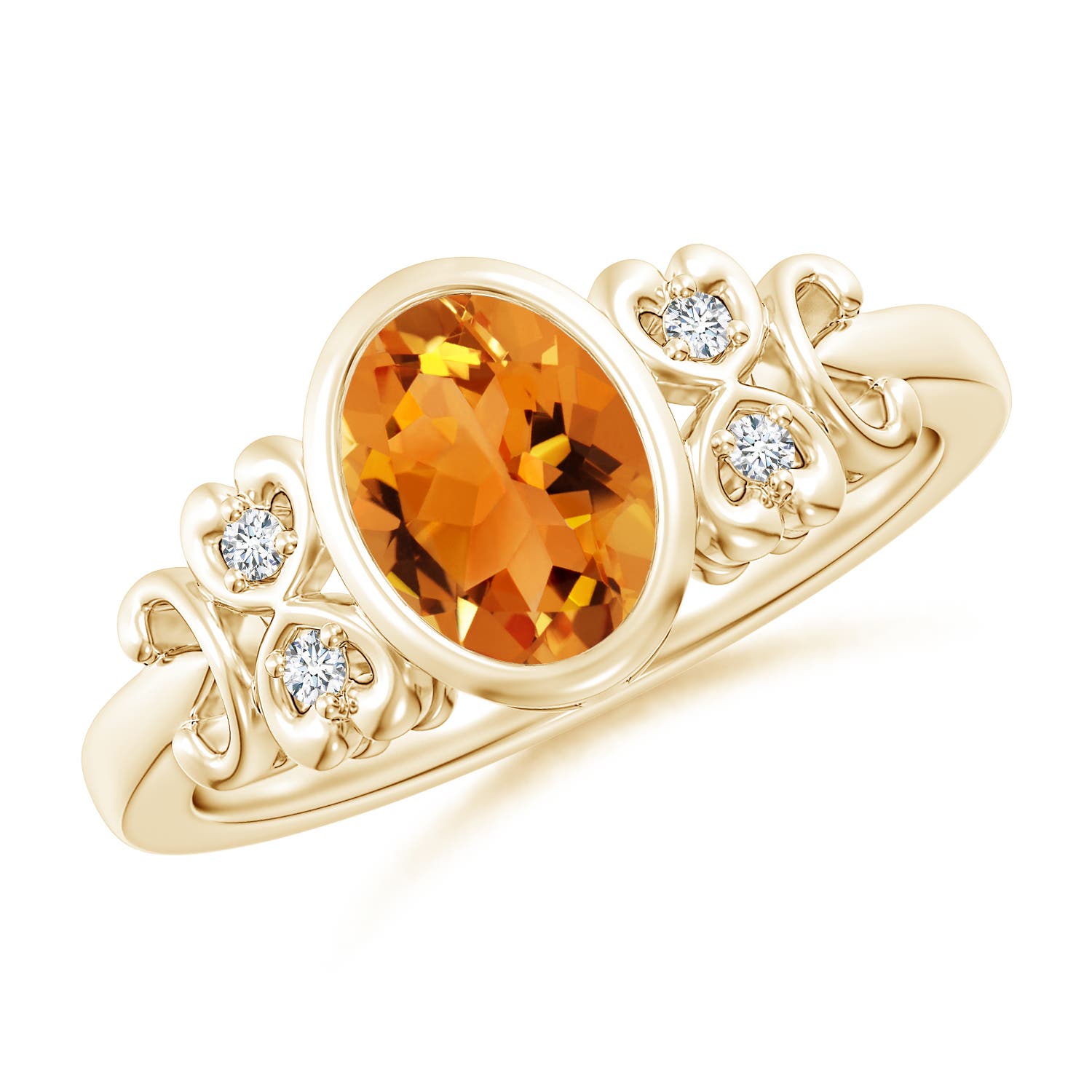 AAA - Citrine / 1.15 CT / 14 KT Yellow Gold