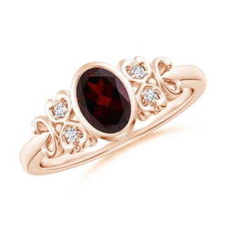 Oval A Garnet