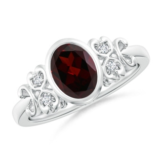 Oval A Garnet