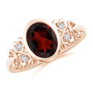 Oval AA Garnet