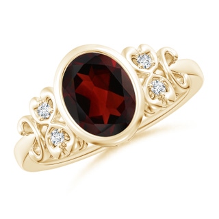 Oval AA Garnet