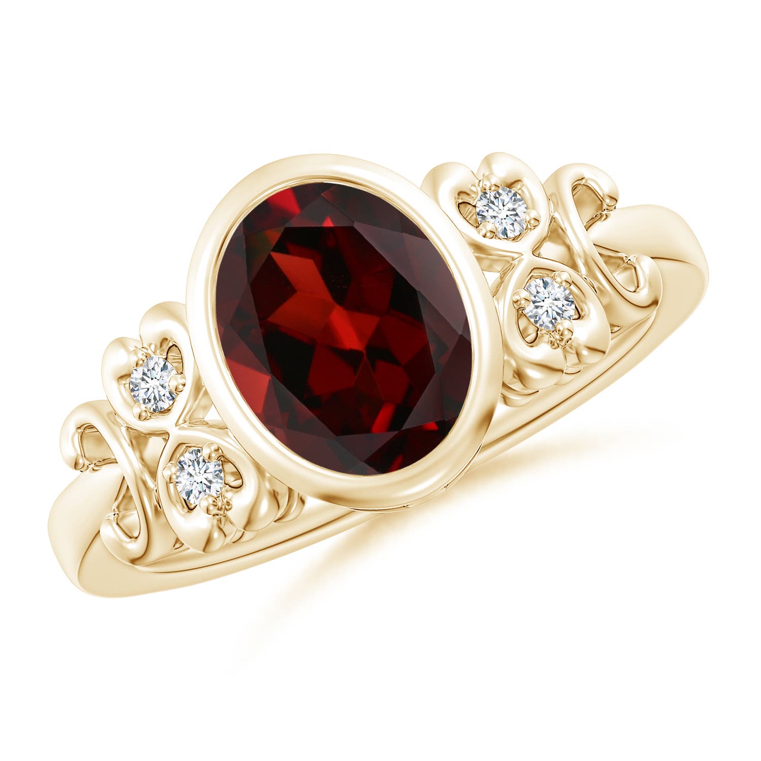 AAA - Garnet / 2.06 CT / 14 KT Yellow Gold