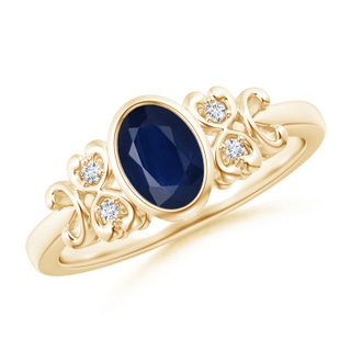 Oval A Blue Sapphire