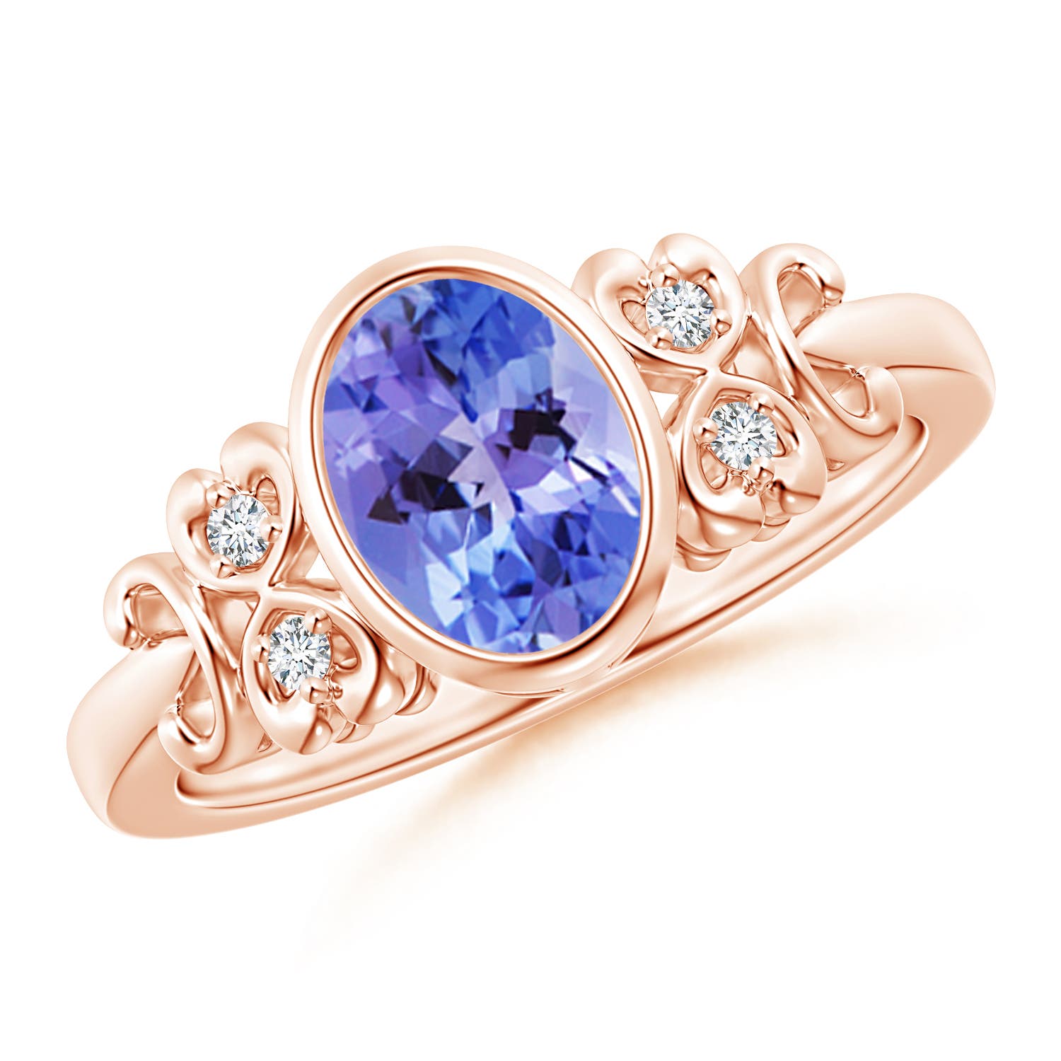 AA - Tanzanite / 1.3 CT / 14 KT Rose Gold