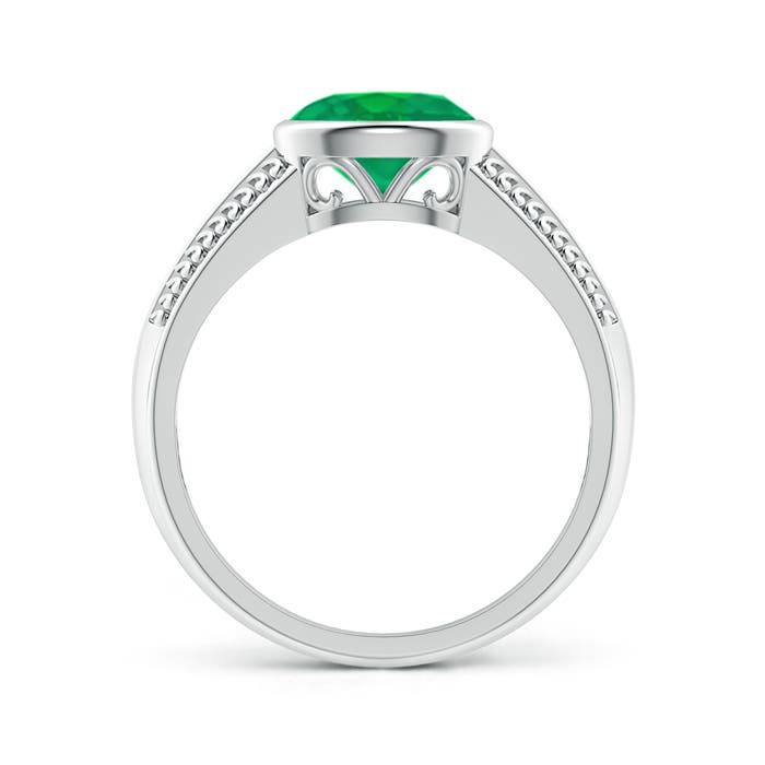 AA - Emerald / 1.1 CT / 14 KT White Gold