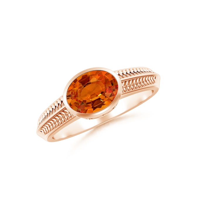 Bague Fiançailles Saphir Rose Orange Diamants Or Rose - Compagnie Des Gemmes 3 1080x1080 Bague Fiançailles Saphir Rose Orange Diamants Or Rose - Compagnie Des Gemmes 3 1080x1080