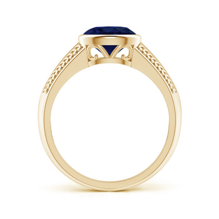 A - Blue Sapphire / 1.55 CT / 14 KT Yellow Gold