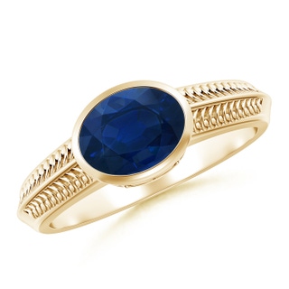 Oval AA Blue Sapphire