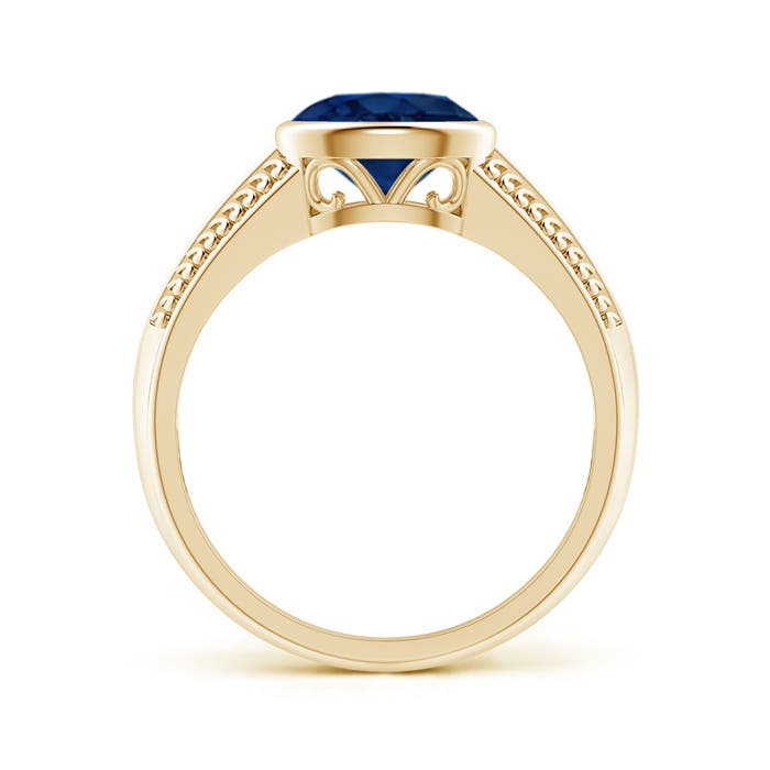 AA - Blue Sapphire / 1.55 CT / 14 KT Yellow Gold