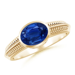 Oval AAA Blue Sapphire