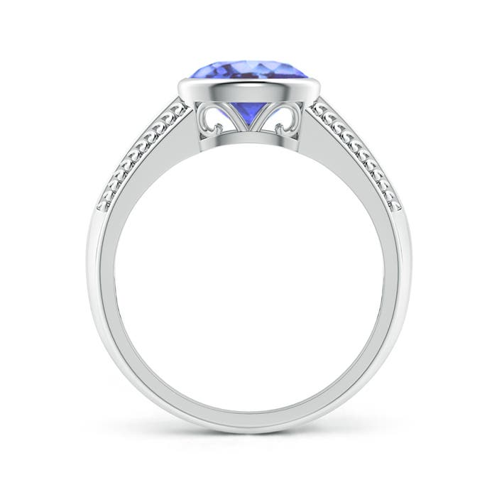 A - Tanzanite / 1.25 CT / 14 KT White Gold