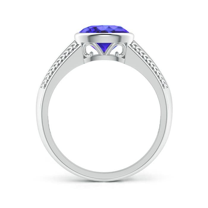 AA - Tanzanite / 1.25 CT / 14 KT White Gold