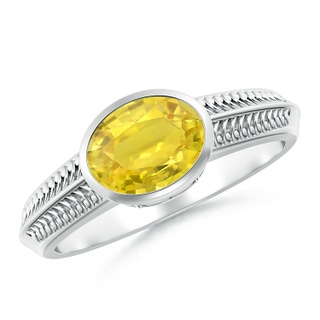 Oval AA Yellow Sapphire