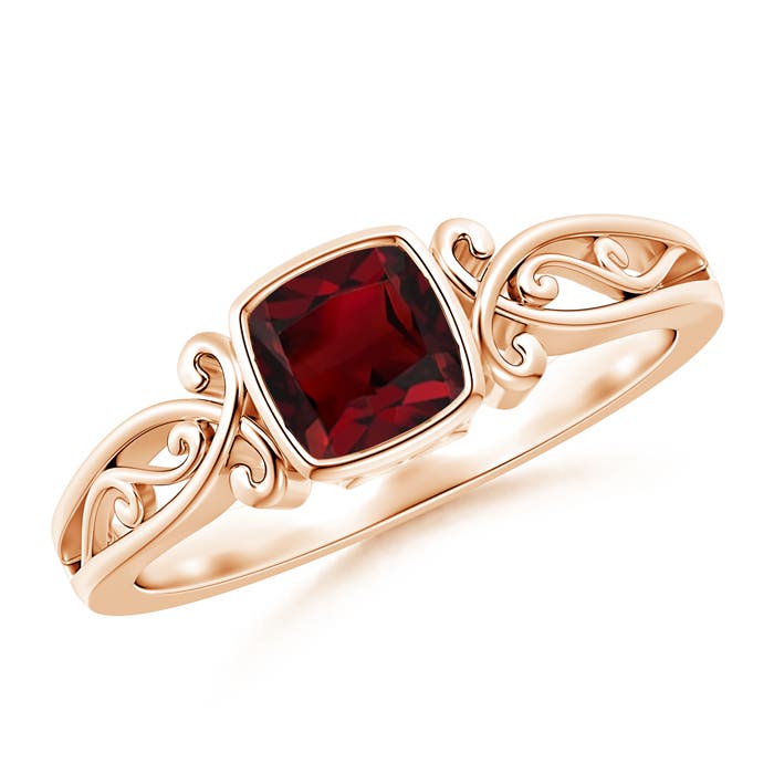 AAA - Garnet / 0.8 CT / 14 KT Rose Gold