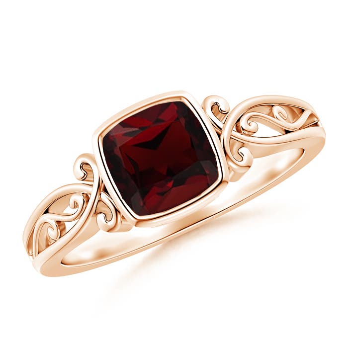 AA - Garnet / 1.25 CT / 14 KT Rose Gold