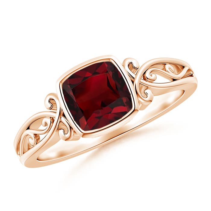 AAA - Garnet / 1.25 CT / 14 KT Rose Gold