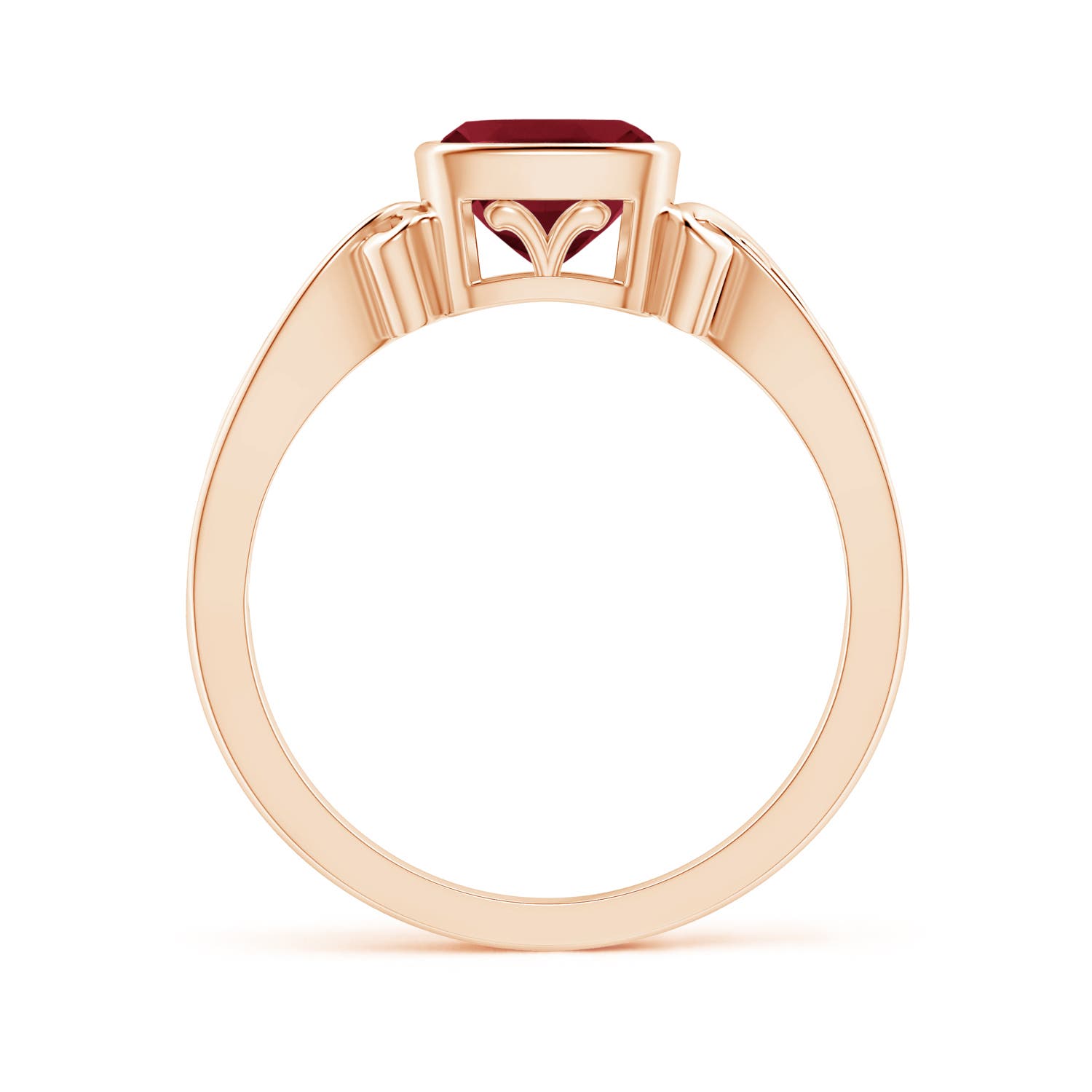 AAA - Garnet / 1.25 CT / 14 KT Rose Gold