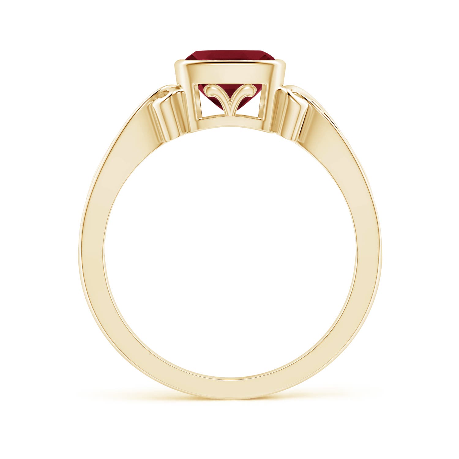 AAA - Garnet / 1.25 CT / 14 KT Yellow Gold