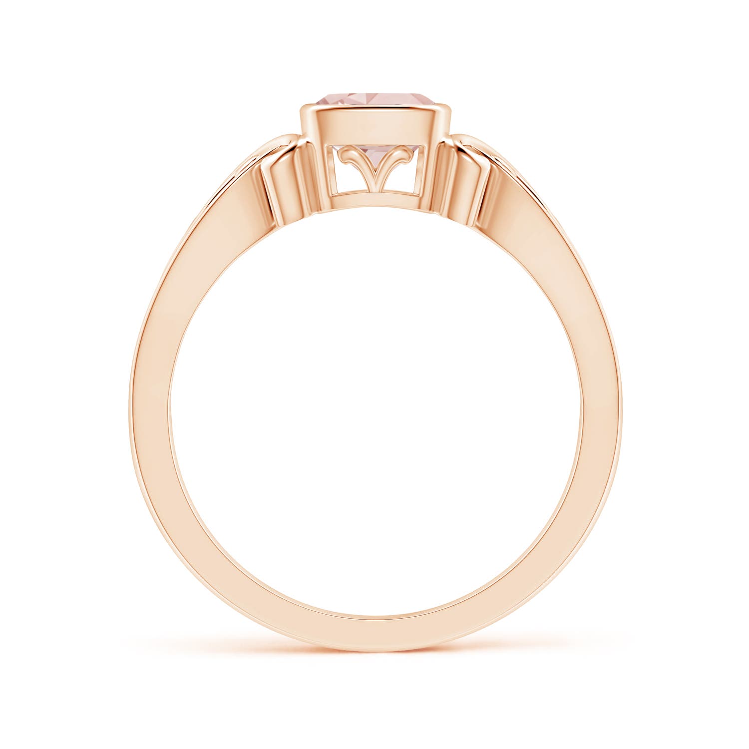 AAA - Morganite / 0.45 CT / 14 KT Rose Gold