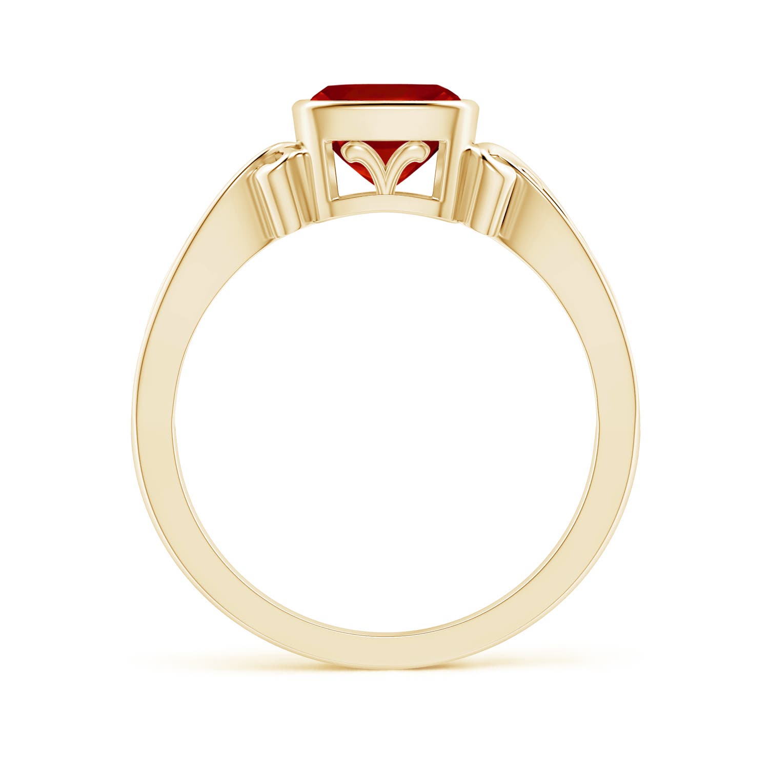 AAA - Ruby / 0.95 CT / 14 KT Yellow Gold