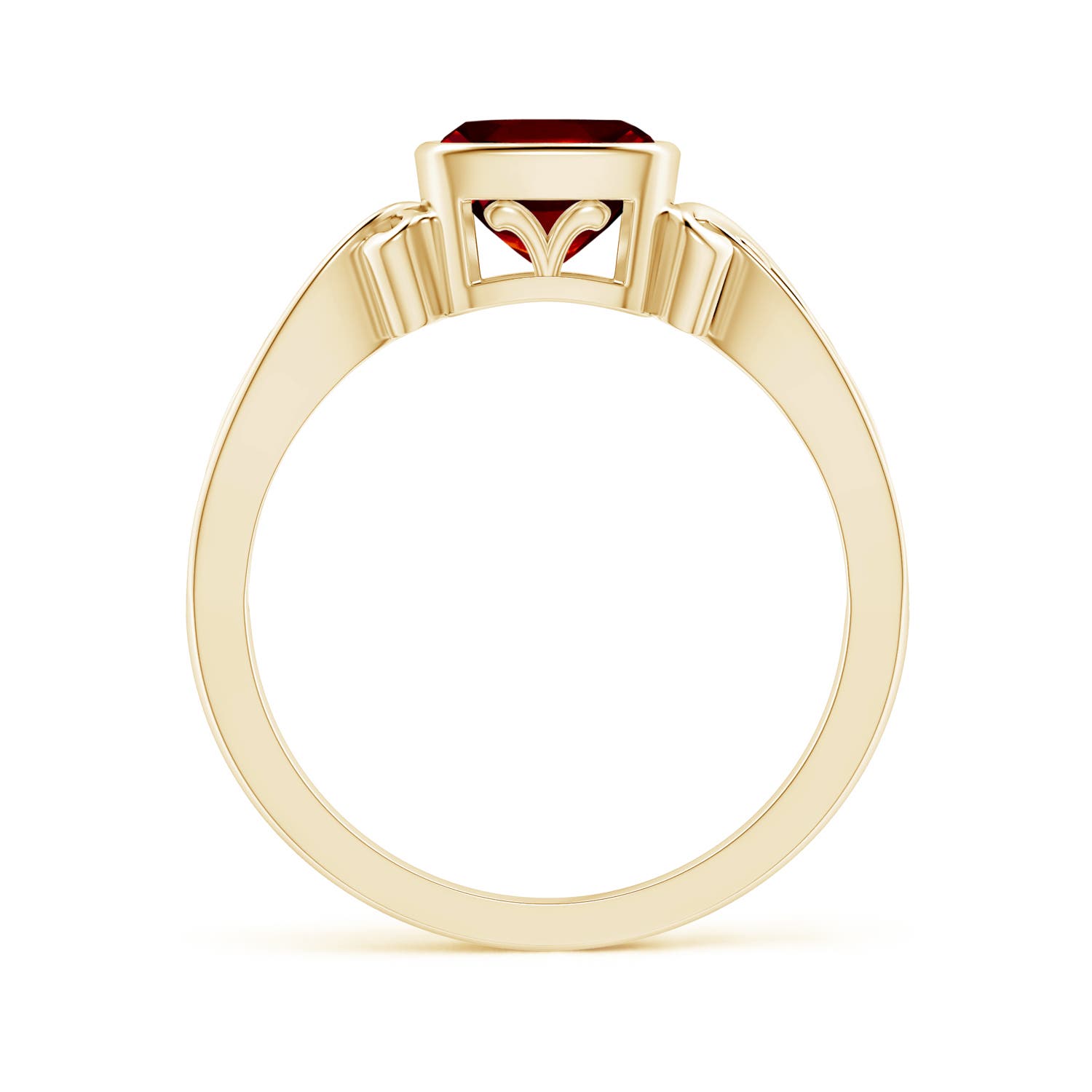 AAAA - Ruby / 0.95 CT / 14 KT Yellow Gold