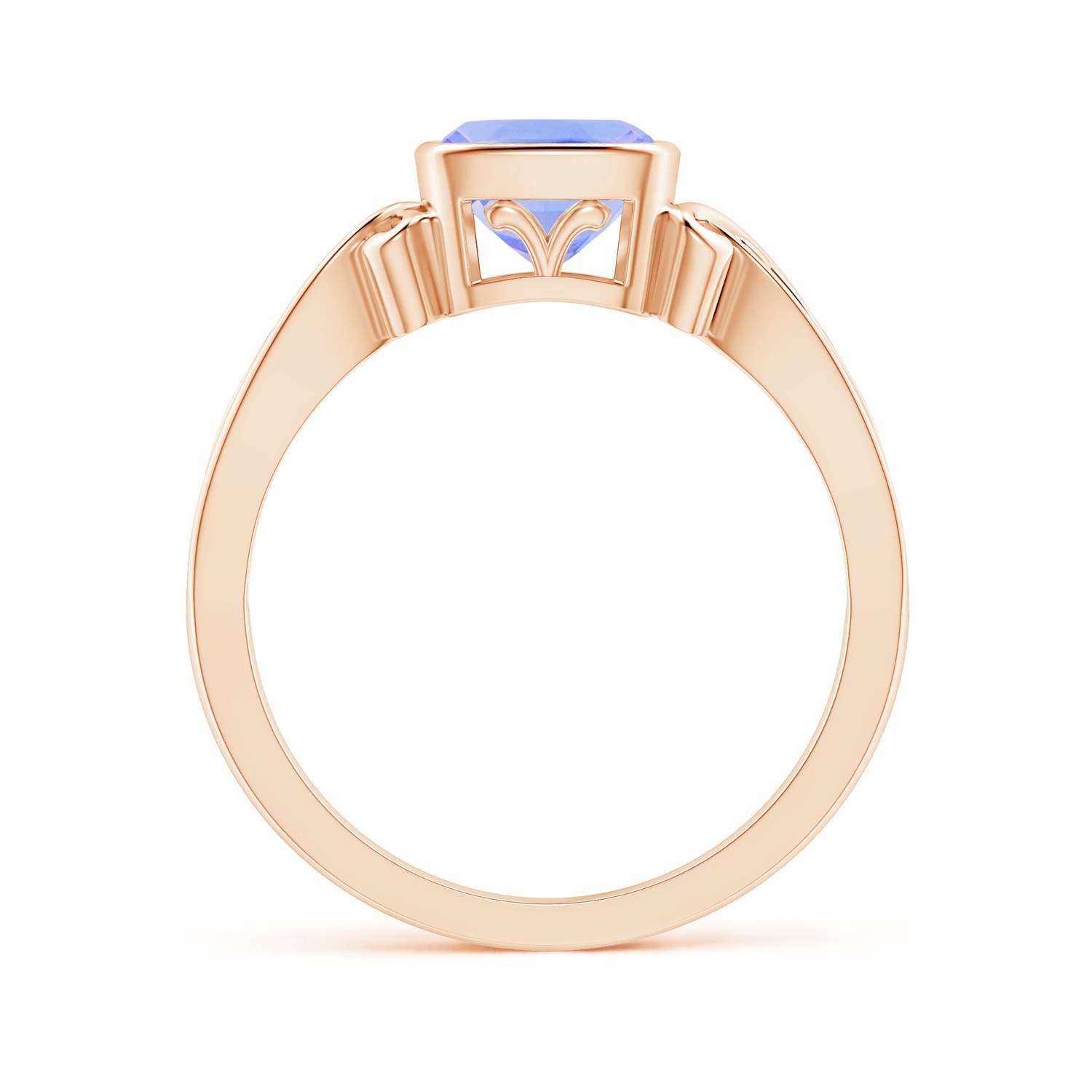 A - Tanzanite / 1.05 CT / 14 KT Rose Gold