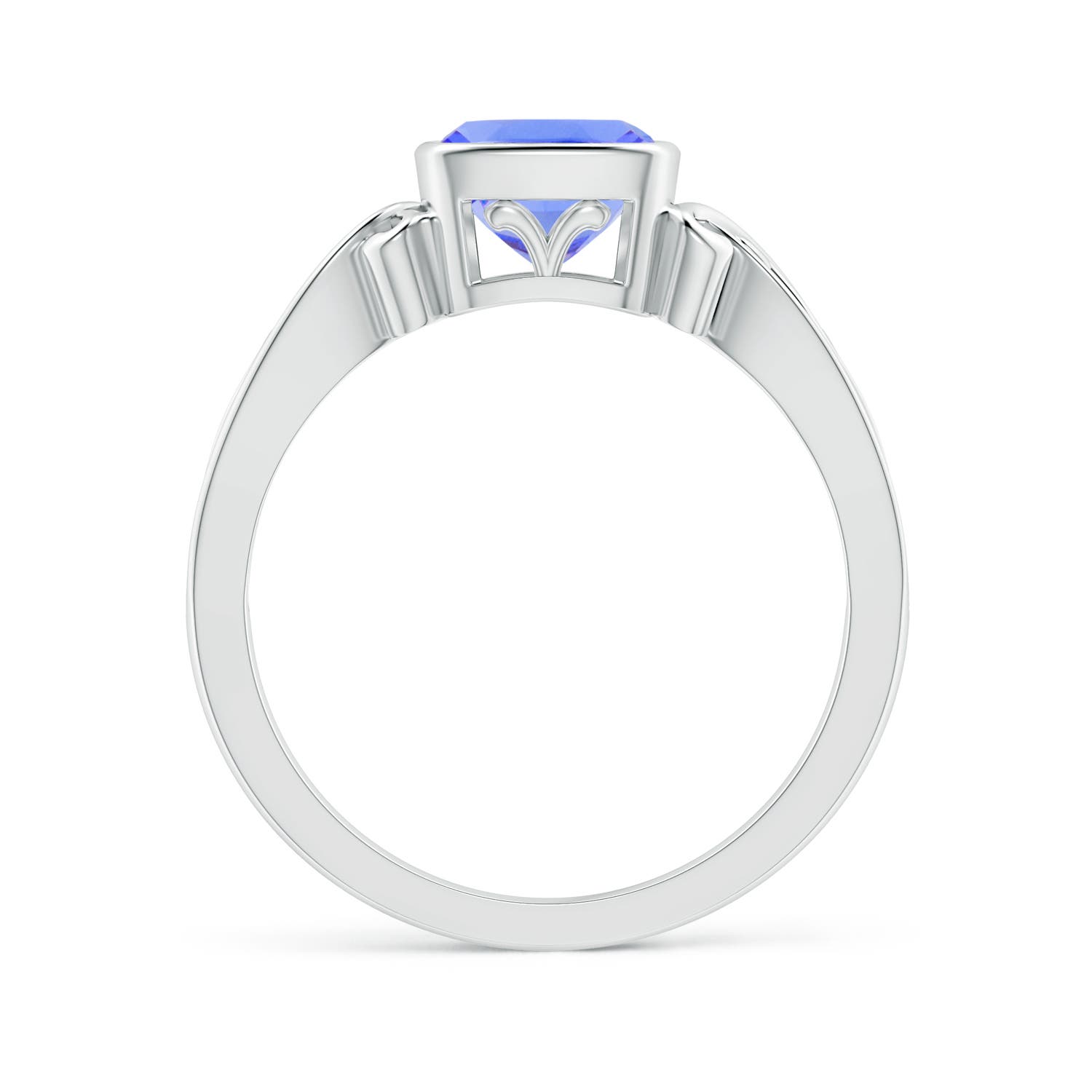 AA - Tanzanite / 1.05 CT / 14 KT White Gold