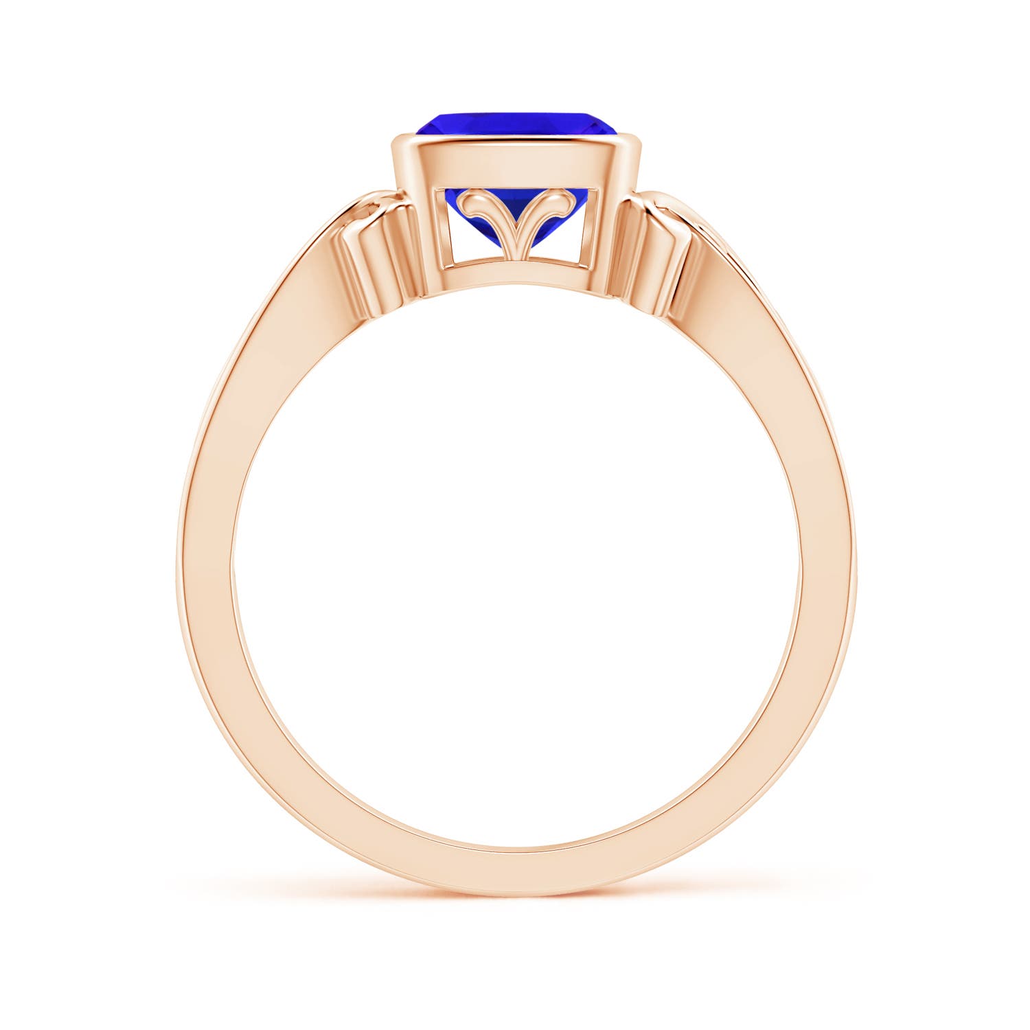 AAA - Tanzanite / 1.05 CT / 14 KT Rose Gold