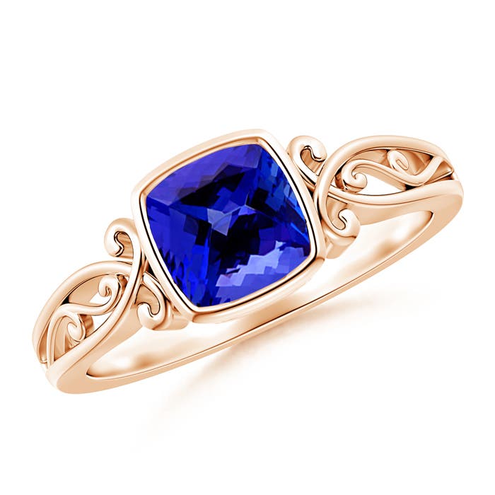 AAAA - Tanzanite / 1.05 CT / 14 KT Rose Gold