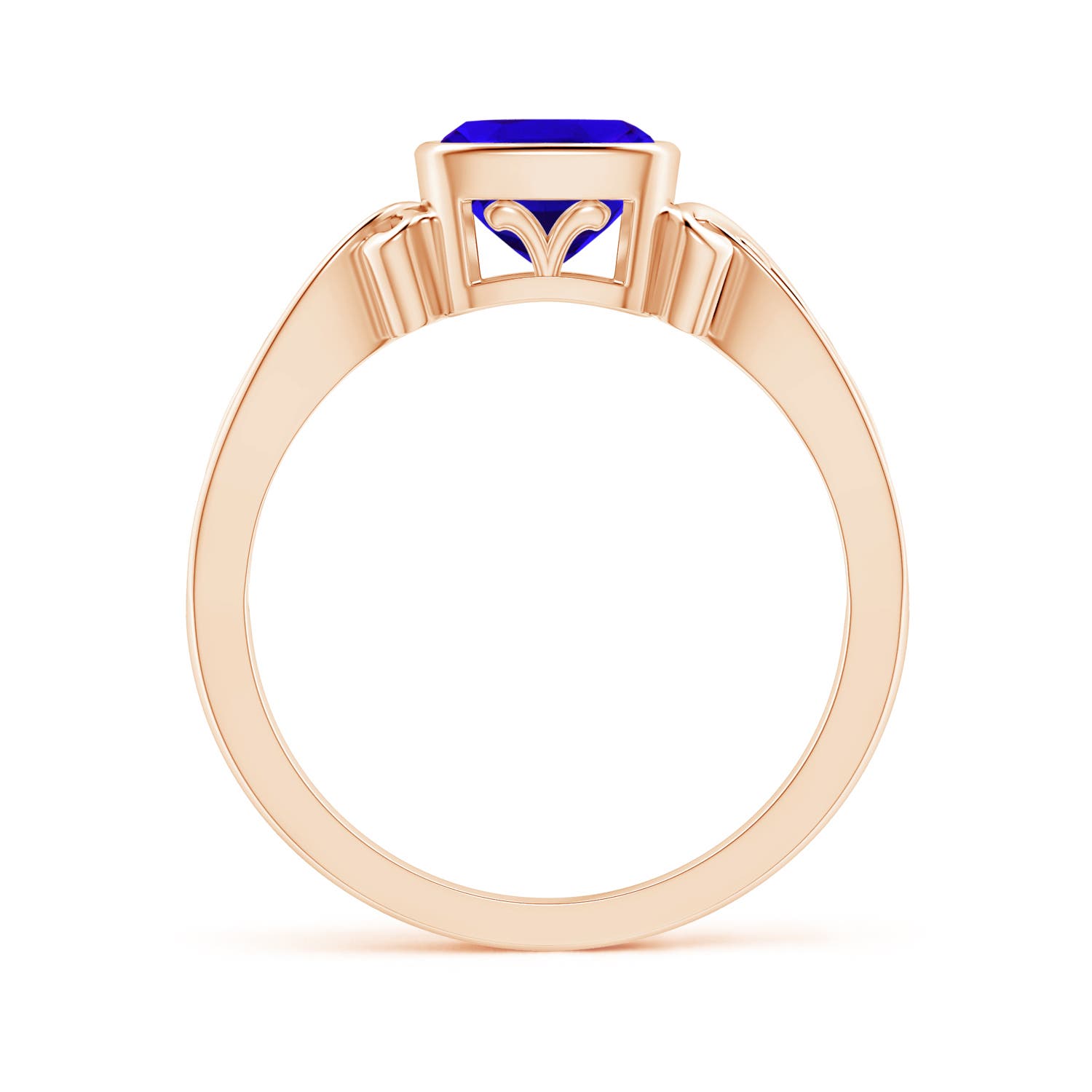 AAAA - Tanzanite / 1.05 CT / 14 KT Rose Gold