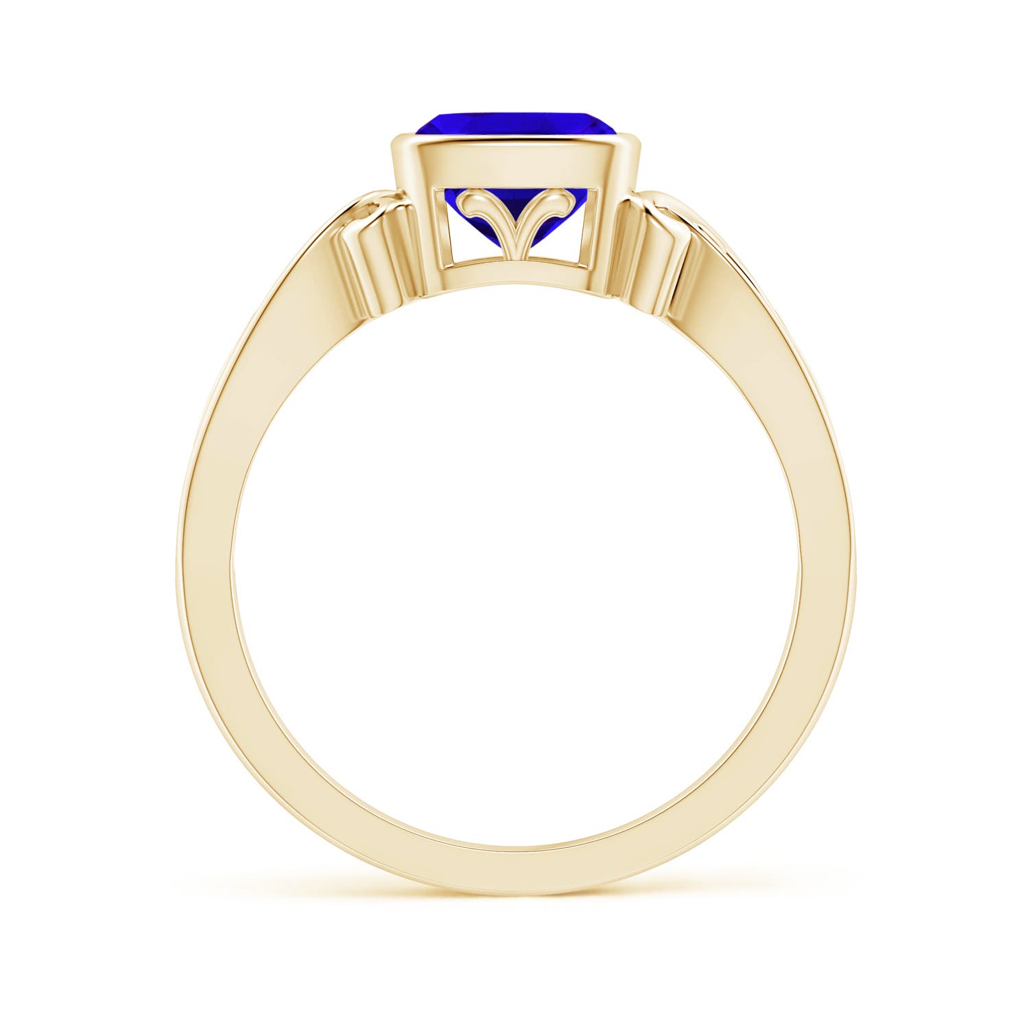 AAAA - Tanzanite / 1.05 CT / 14 KT Yellow Gold