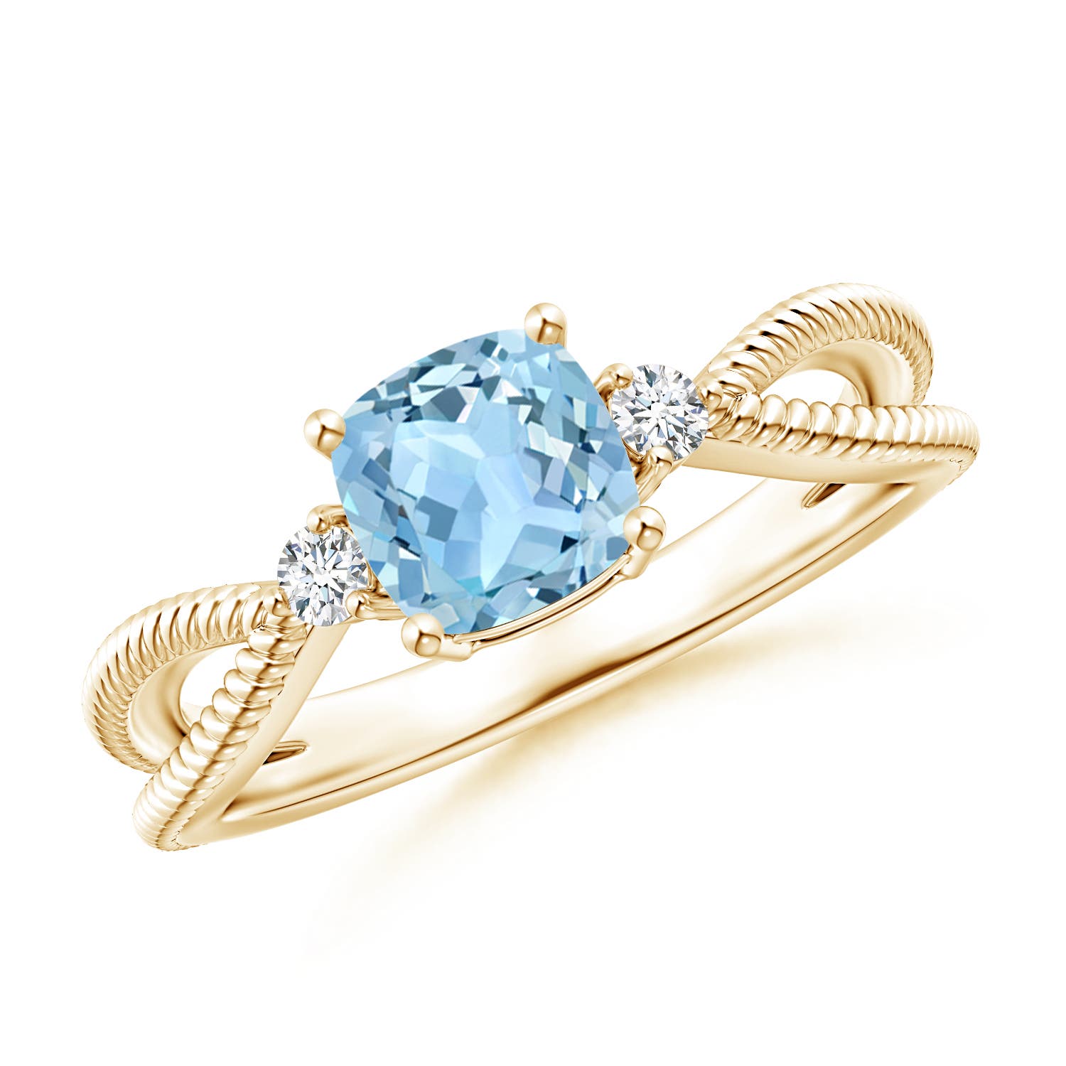 AAA - Aquamarine / 0.97 CT / 14 KT Yellow Gold