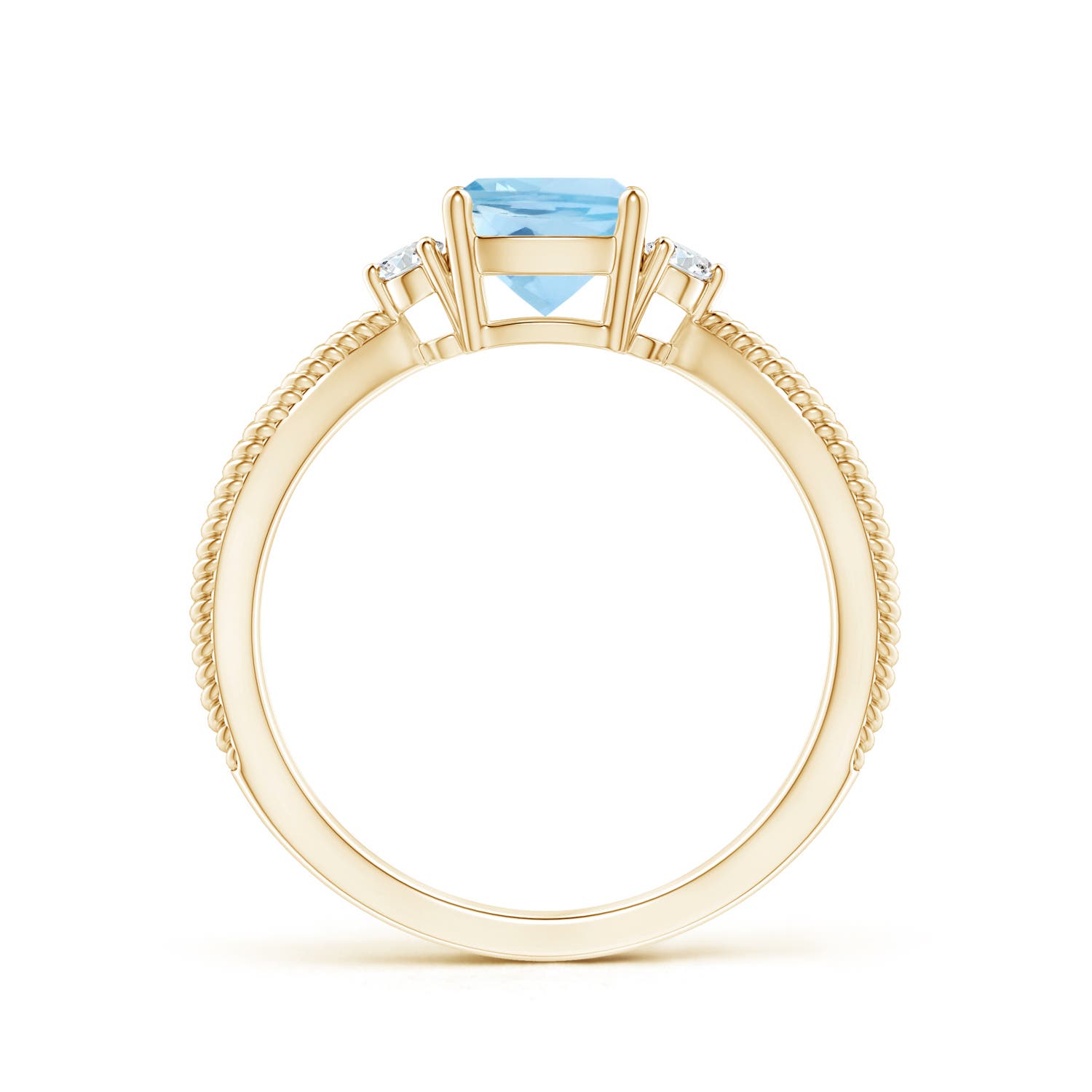 AAA - Aquamarine / 0.97 CT / 14 KT Yellow Gold