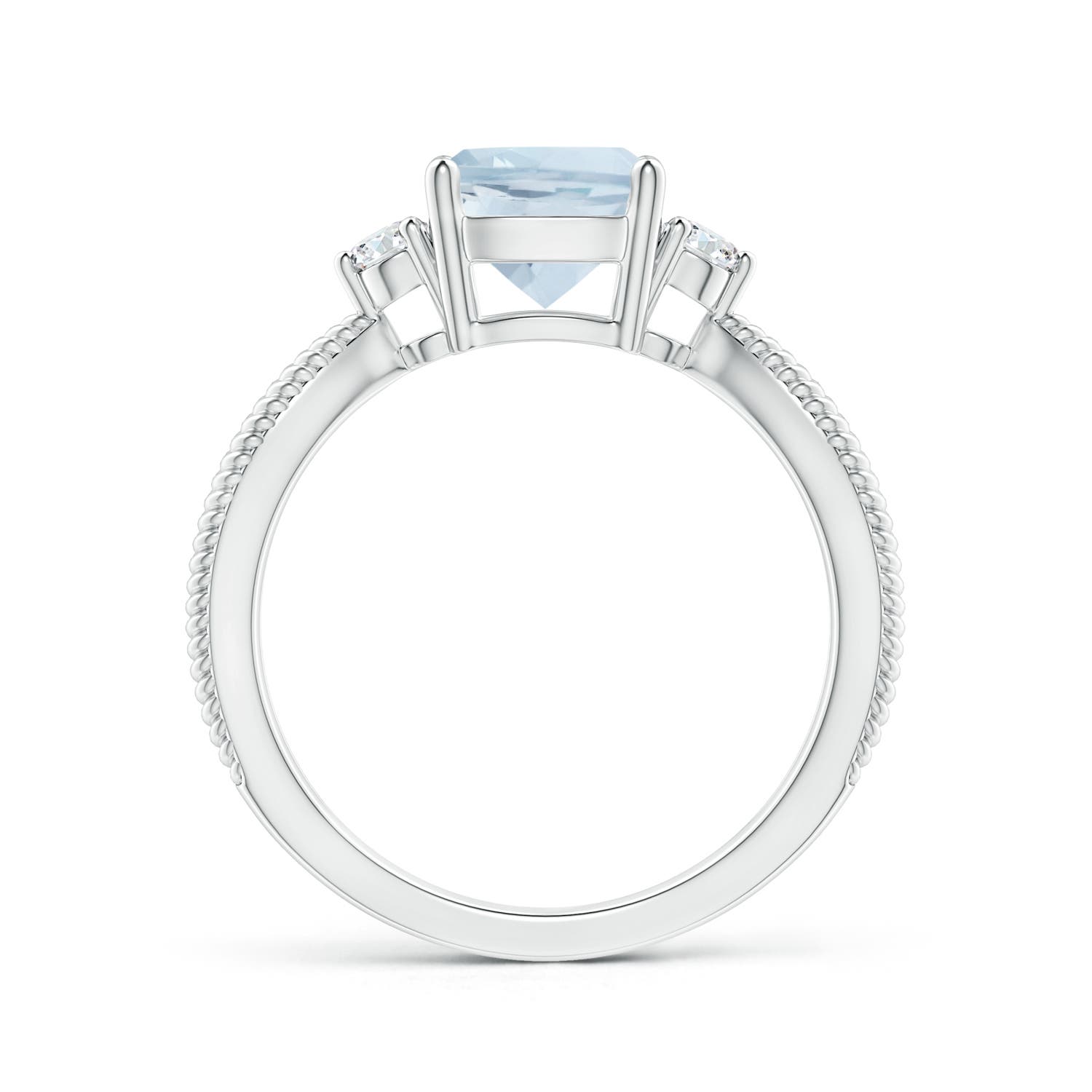 A - Aquamarine / 1.55 CT / 14 KT White Gold