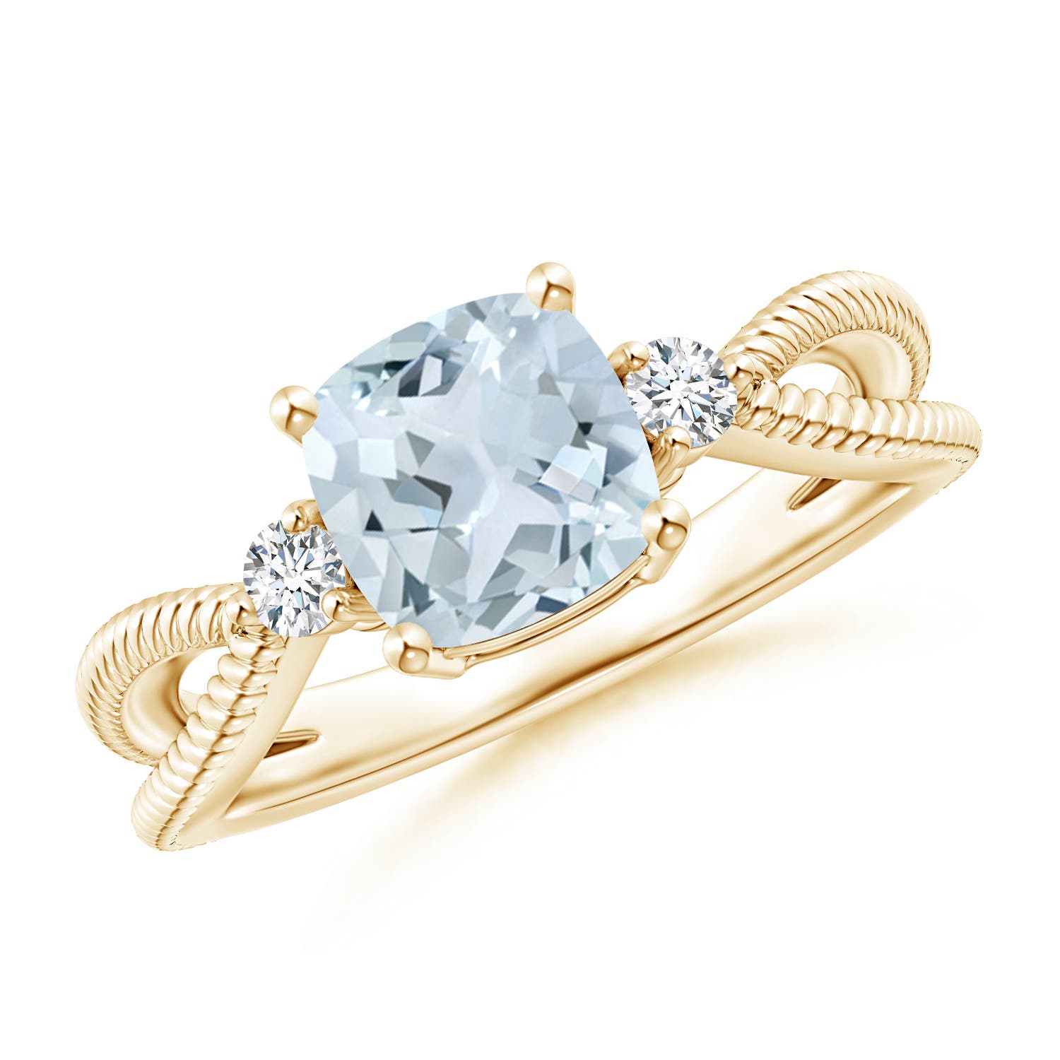 A - Aquamarine / 1.55 CT / 14 KT Yellow Gold