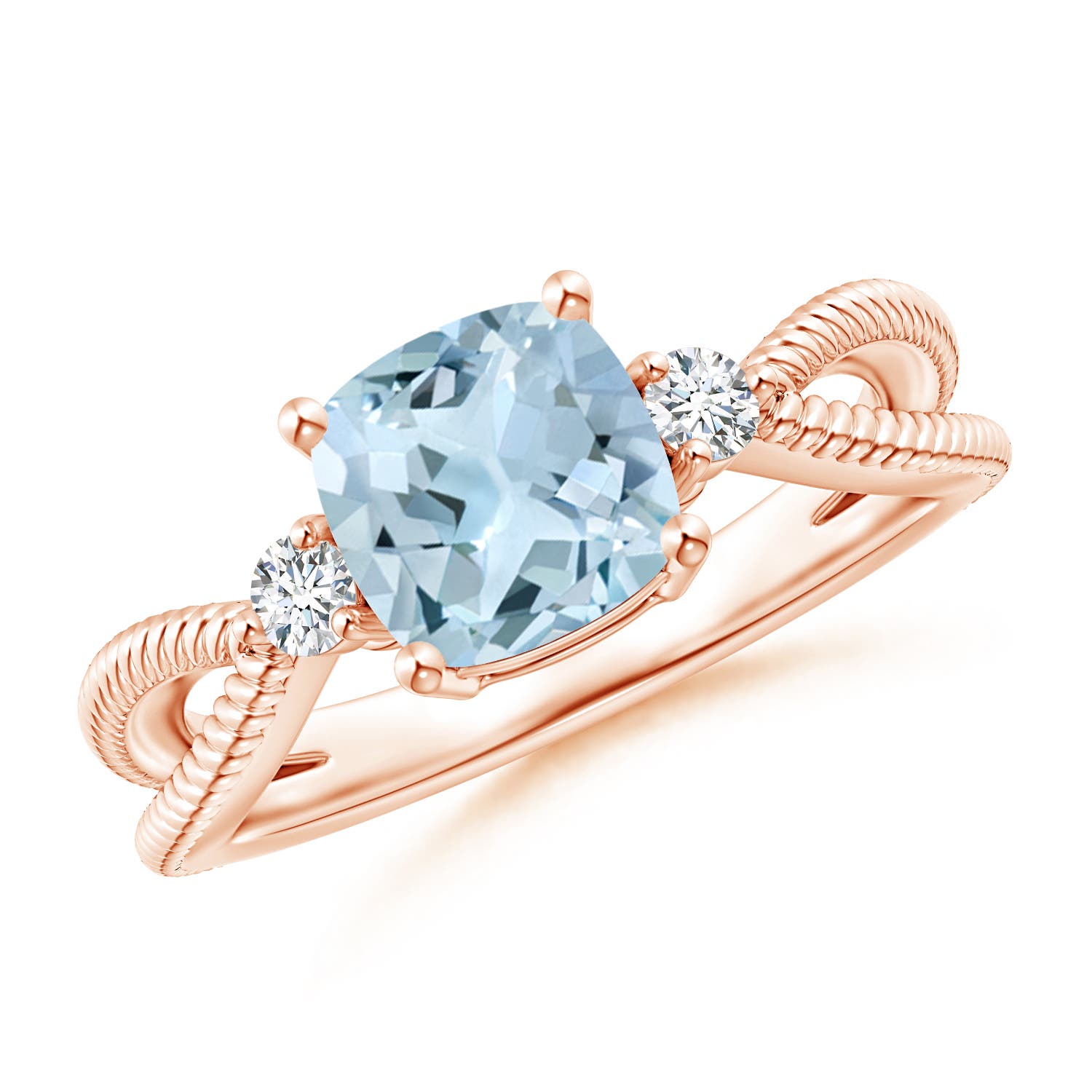 AA - Aquamarine / 1.55 CT / 14 KT Rose Gold