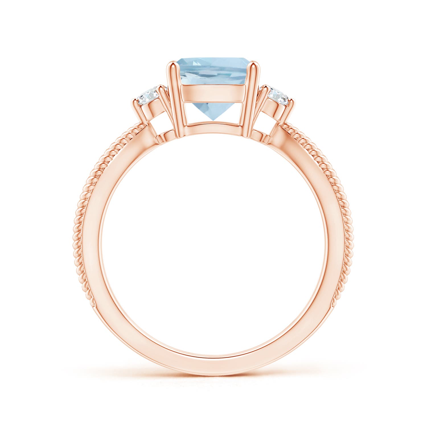 AA - Aquamarine / 1.55 CT / 14 KT Rose Gold