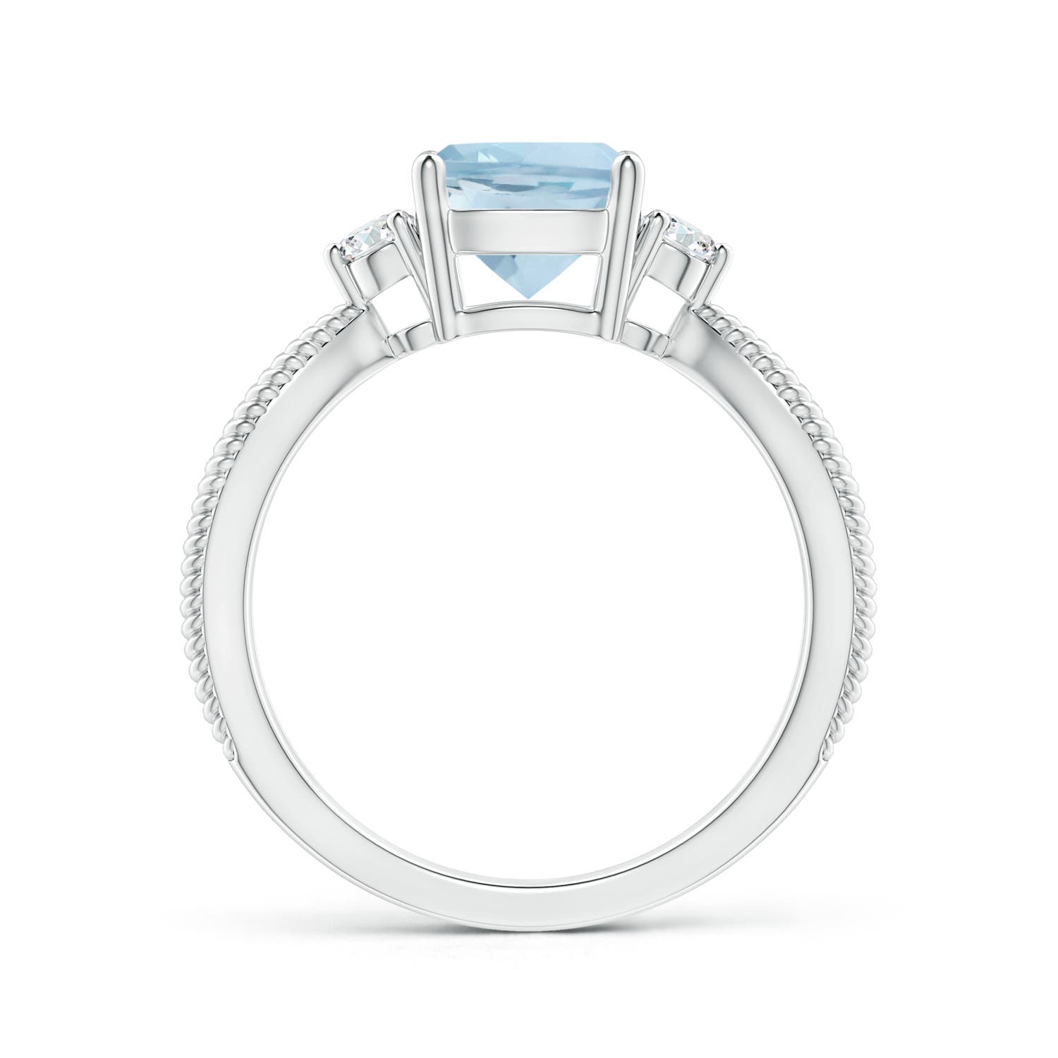 AA - Aquamarine / 1.55 CT / 14 KT White Gold