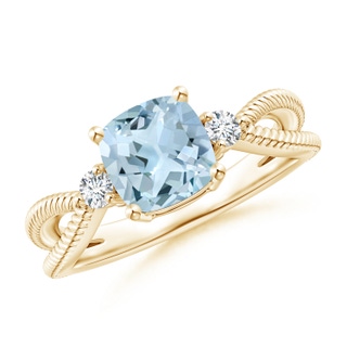 Cushion AA Aquamarine