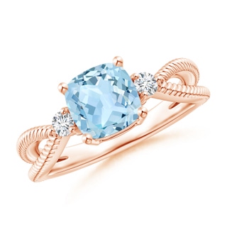 Cushion AAA Aquamarine