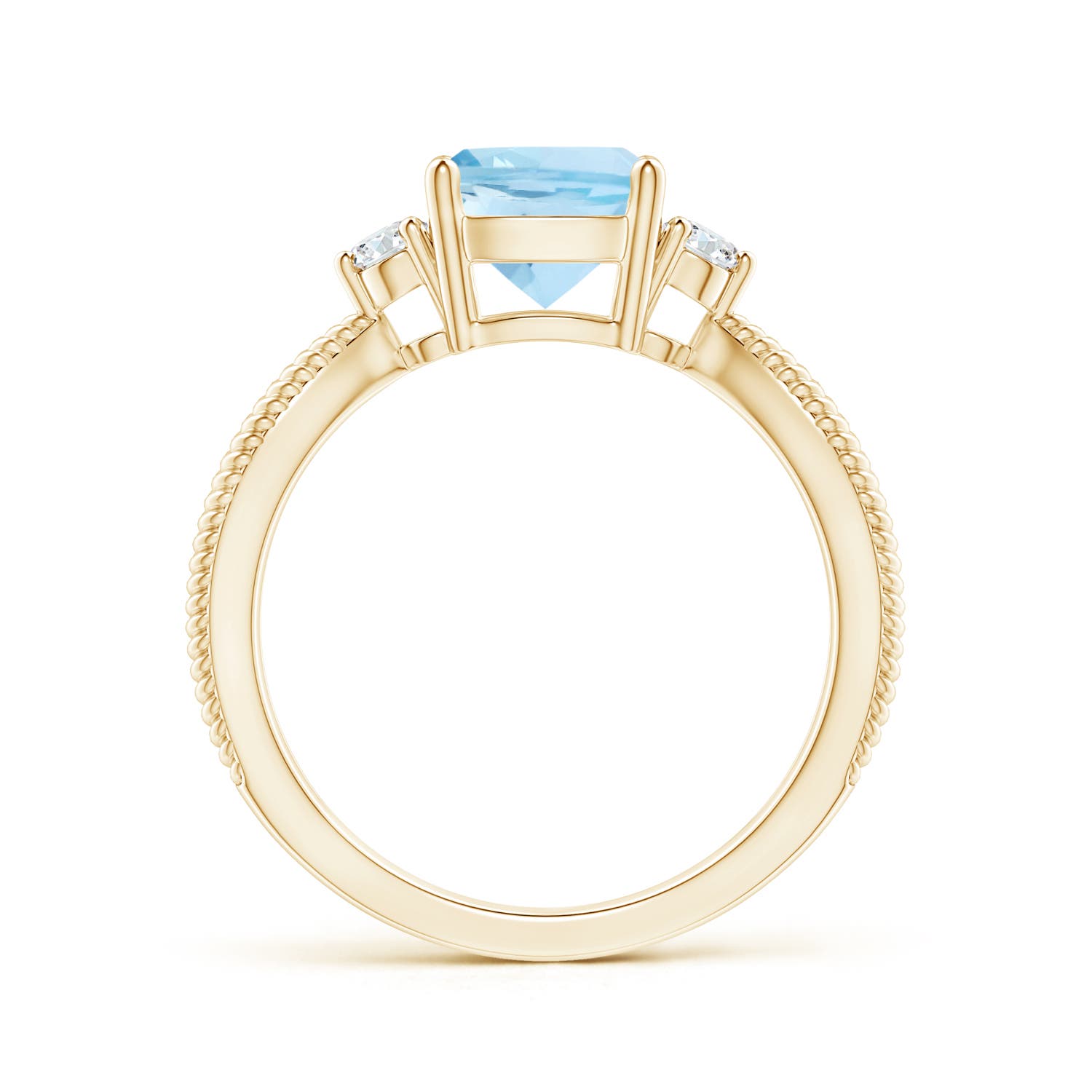 AAA - Aquamarine / 1.55 CT / 14 KT Yellow Gold